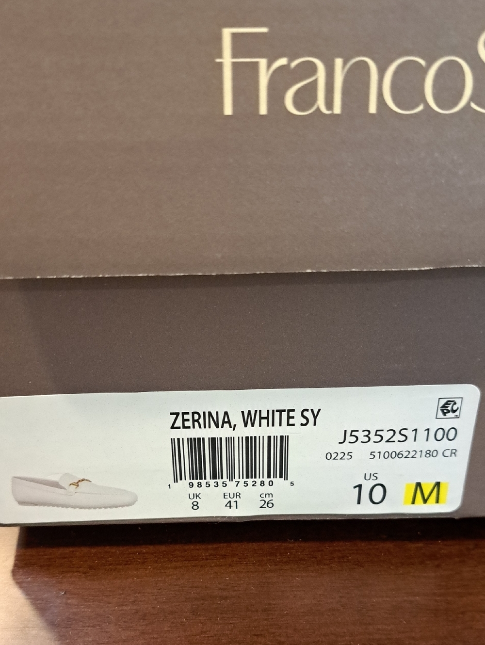 Franco Sarto Zerina Loafer - Color: Cream - Size: Women 10 - Picture 10 of 10